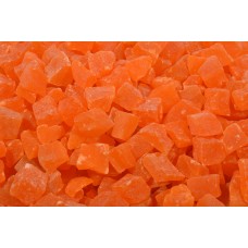 Papaya Dices (SO2) (Sweetened)-1 lb.