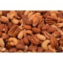 Texas Deluxe Nut Mix (Roasted/No Salt) - Cashews, Natural Whole Almonds, Pecans, Blanched Whole Almonds-1 lb.